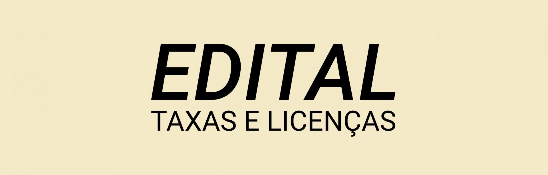 Taxas e Licen&ccedil;as